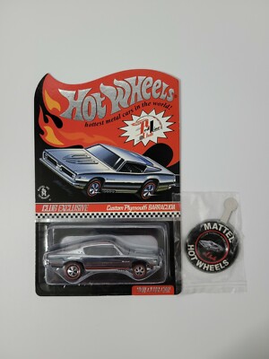 Hot Wheels Barracuda　RLC Hot Wheels RedLine Club RLC Exclusive Chrome Custom Barracuda 2010