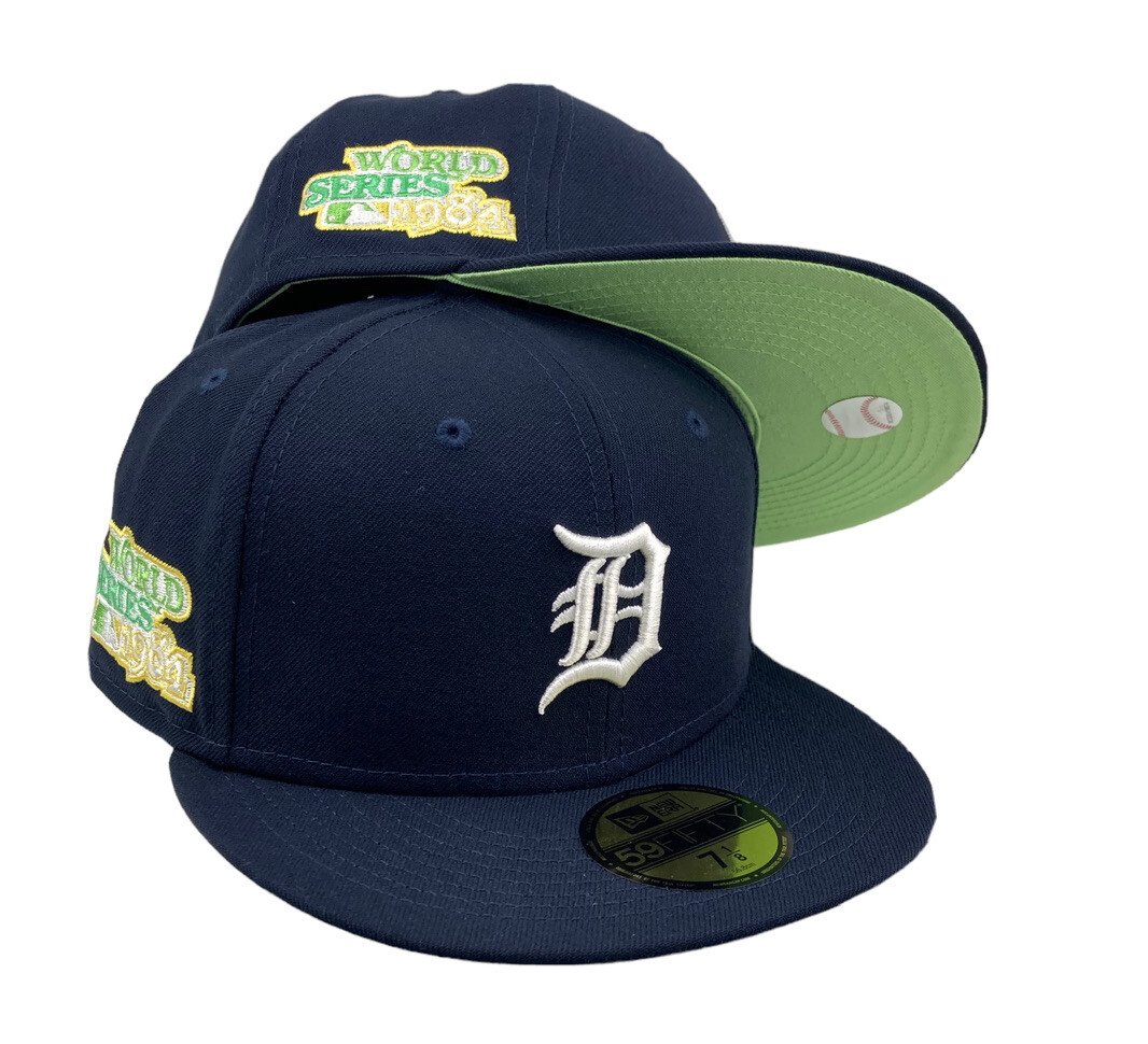 Detroit Tigers Citrus Pop Navy blue New Era 59fifty fitted hat cap