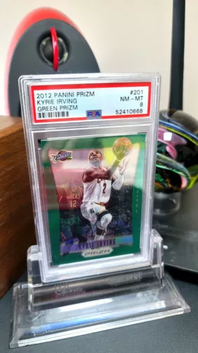2012-13 KYRIE IRVING RC GREEN PRIZM REFRACTOR #201 CENTERED - RARE GREEN AWESOME