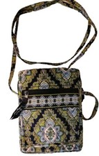 Vera Bradley Green Cross Body Hipster Bag