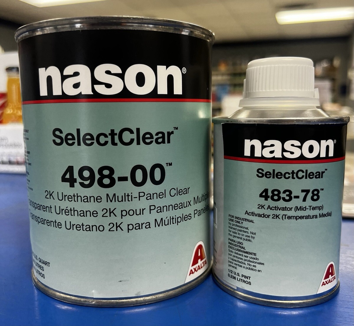 Nason Selectclear 498-00 2k Urethane Multi-panel Clear Coat 2 Kit