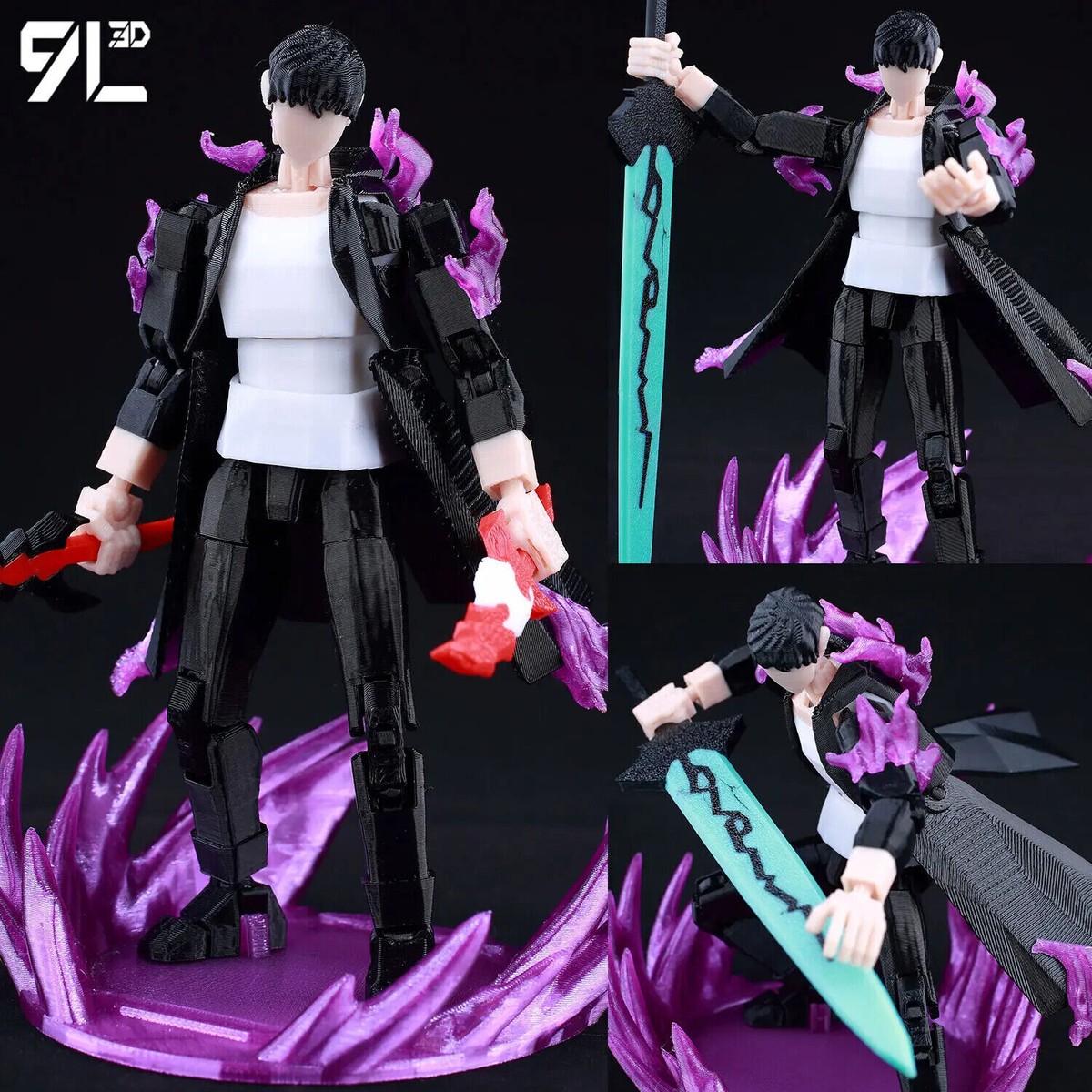 3D Printed Anime Jujutsu Kaisen Sukuna Dummy 13 Movable Shapeshift