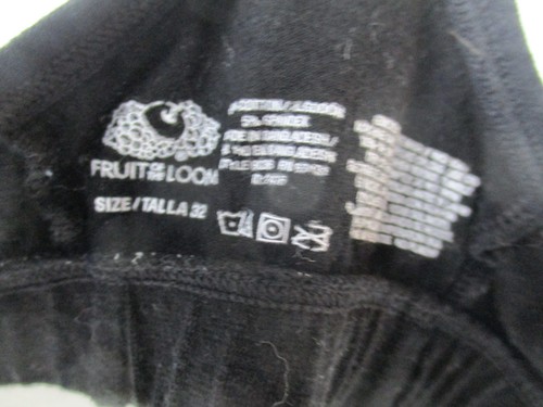 Sujetador deportivo Fruit of the Loom talla 32 algodón negro liso alambre negro espalda libre - Imagen 7 de 11