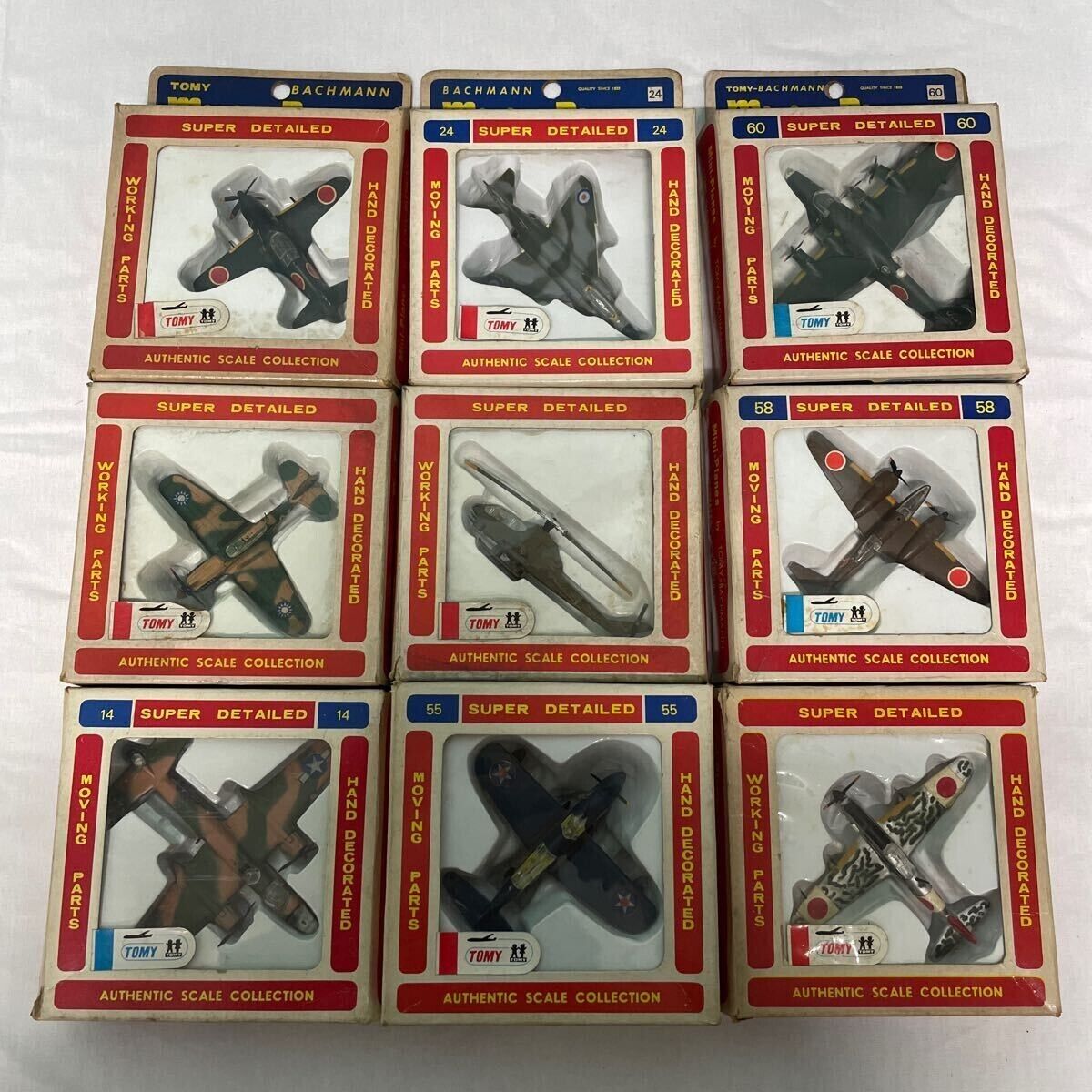 5/ Tomy Bachmann Mini-Planes Mini Plane Fighter Figure Set 5/ Tomy Bachmann Mini-Planes Mini Plane Fighter Figure Set
