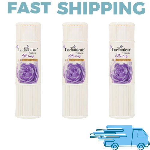 3X Enchanteur Alluring Talc, Fragrance Powder, 125g