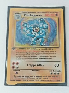 Set De Base Mackogneur Holographique 8 102 Carte Pokemon First Edition Ebay