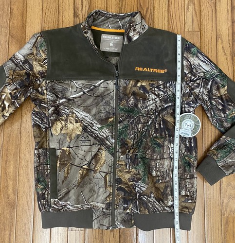 New RealTree Mens Full Zip Jacket By Mile Stone Sz Large - Picture 3 of 6