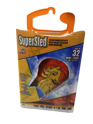 Lion King Simba Super Sled X Kites Nylon Frameless Kite 32 Inches Free Shipping