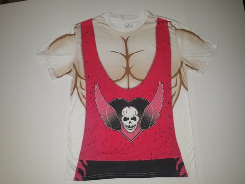 Bret Hart Hitman Shirt Costume Shirt Mens WWE WWF Medium 38/40 #E6 - Picture 3 of 3