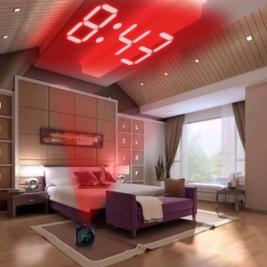 LCD Display Projection Digital Alarm Clock
