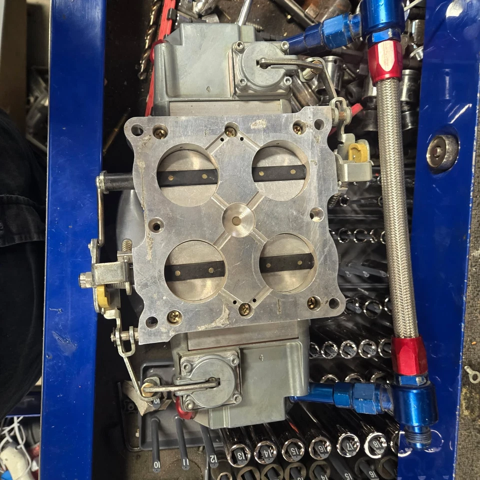 Carburador de carreras Barry Grant King Demon desconocido cfm Dominator refuerzo anular Foto 4 de 4