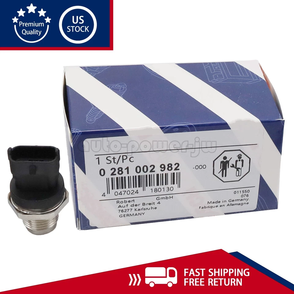 Nuevo sensor de riel de combustible de alta presión para Chevrolet Express 2010-16 6,6 L 12611873 Foto 4 de 4