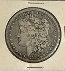 1879 Morgan Silver Dollar $1 F / VF Circulated Condition 90% Silver No Mint Mark