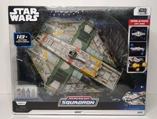 Star Wars Micro Galaxy Squadron GHOST Rebels Light & Sounds w 4 Mini Figures