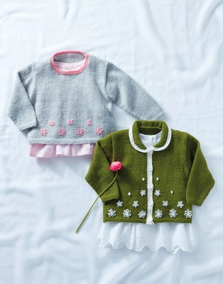 5287 4-fädiger Pullover & Cardigan Strickmuster Strickpapier Hardcopy Original