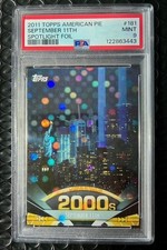 2011 Topps American Pie SEPTEMBER 11th New York WTC SPOTLIGHT FOIL /76 PSA 9