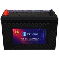 Mighty Max Mm-g31 Group 31 12v 100ah 900 Cca Replaces Land Rover Range Rover 97