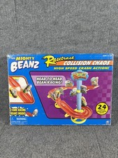 Moose Mighty Beanz Racetrack Collision Chaos High Speed Crash Playset