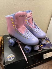 Nattork High-top Double-Row Adult Roller Skates Pink/Purple Sz 10 Women s New Lo