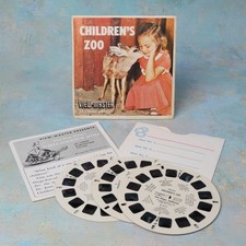 Vintage CHILDREN'S ZOO - SAN DIEGO ZOO B617 View Master Reels GAF - COMPLETE 