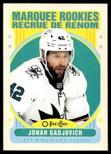 2021-22 Upper Deck 2021-22 O-Pee-Chee Update Jonah Gadjovich Rookie San Jose