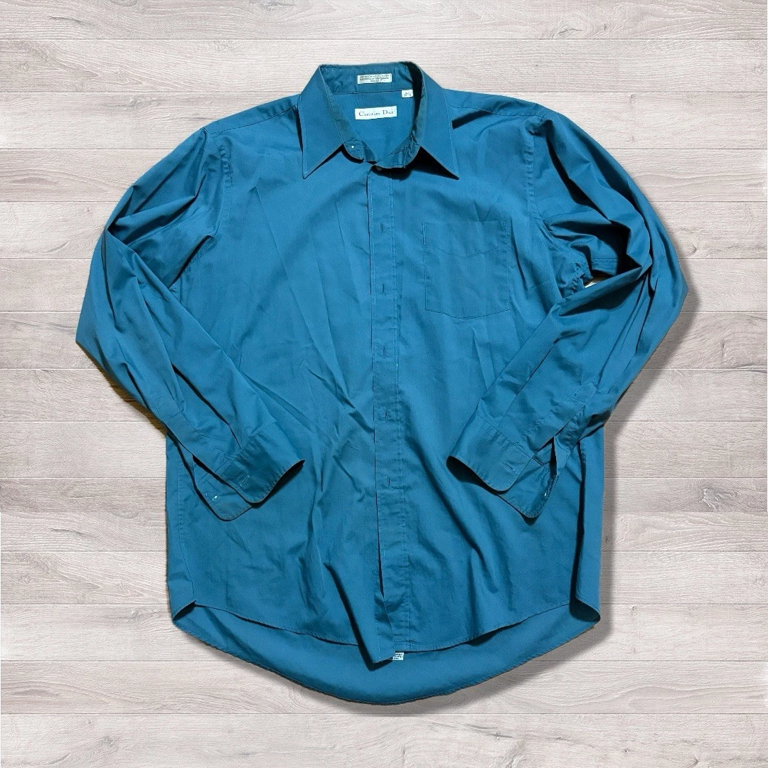 Dior Blue Long Sleeve Dress Shirts for Men for sale | eBay