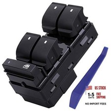 Driver Side Power Master Window Switch, Compatible with Chevy
