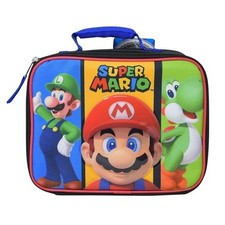 Super Mario Lunch Box Youth Luigi Mario Yoshi Insulated Bag
