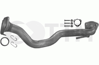 Tuyau avant T4 VW Transporter IV 2.4 D échappement tube collecteur 78cV
