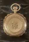 Antique 1886 Illinois "Springfield" 14k Solid Gold Pocket Watch Hunter Case