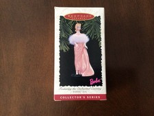 1996 Hallmark Keepsake Ornament Enchanted Evening Barbie Series 3 New In Box