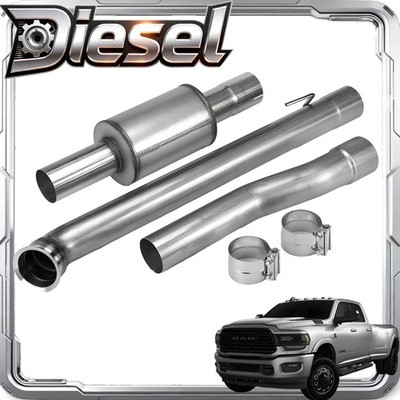 4'' Exhaust Pipe & Muffler For 19-25 Dodge Ram 2500/3500 6.7L Cummins Diesel