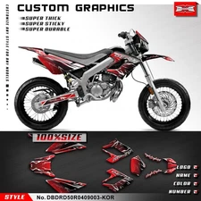 Graphics Decal Kit Stickers Set for DERBI DRD 50 Racing 04 05 06 07 08 09 Shield