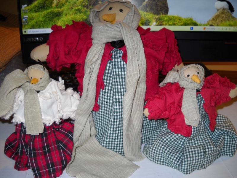 HENRY CURTIS CATCH THE MAGIC CHRISTMAS 8.5" SNOW GIRL 1996 SIGNED DOLL HANDMADE