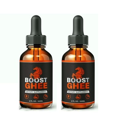 (2 Pack) Boost Ghee Drops for Men to Boost Performance & Stamina (30servs.)