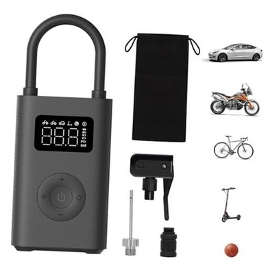  Portable Electric Air Compressor, 150 PSI Tire Inflator for Car, Scooter, 