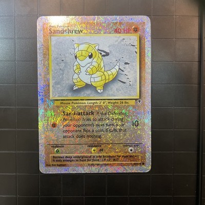 2002 Pokemon Legendary Collection Reverse Holo Sandshrew 91/110 WOTC
