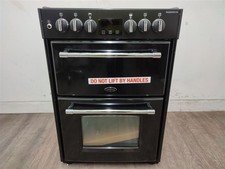 Belling FARMHOUSE60DFBLK Electric Oven with Gas Hob [ID2111066554]