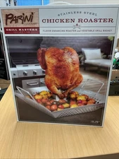 Parini Chicken Roaster Stainless Steel Grill Masters Collection Cookware