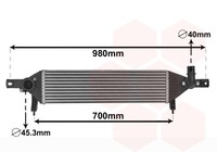 LadeluftküHler Intercooler FüR Nissan Qashqai +2 I J10 JJ10 1.6 Dci