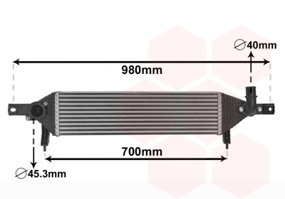 LadeluftküHler Intercooler FüR Nissan Qashqai +2 I J10 JJ10 1.6 Dci-image