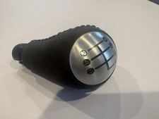 C6 Corvette Suede Shift Knob Sonic Blue Stitching