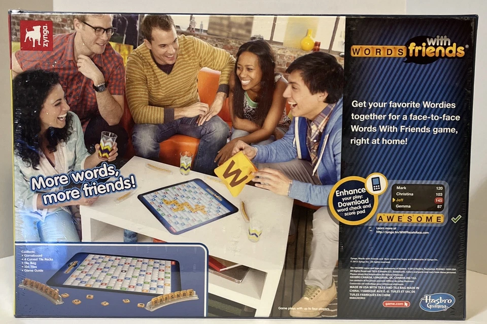 Words With Friends Board Game Ultimate Play Pack Zynga Free Digital Code New - Image 2 of 4