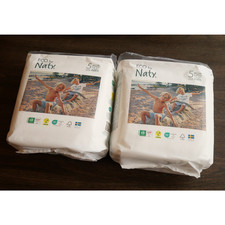ECO by Naty Training Pants Pull Ups Size 5 Hypoallergenic Chemical-Free 40 Ct
