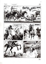 Tex- Il guerriero immortale - p.55 - Ernesto Seijas - Tavola Originale  - 2014