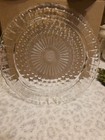 Vintage Cake Plate Federal Glass Cake Stand 11" Wedding Cake Display...