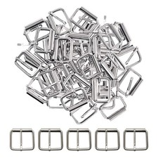 Roller Buckle Strap Adjuster Single Prong Metal for Belt Leathercraft Shoes Bags