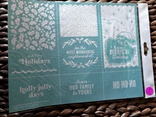 Chalk Couture Holiday Treat Toppers Transfer