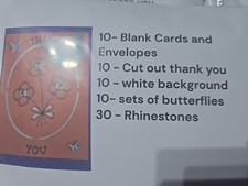 Handmade Card Making Kit 10 Cards