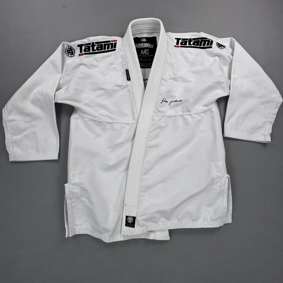 Tatami Fightwear BJJ Gi кимоно A4S взрослых 4 короткие белая куртка брюки джиу-джитсу - Изображение 2 из 4